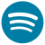 Spotify logo - denim